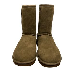 Ugg Solid Stone Suede Ankle Boots